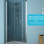 Porte de douche pliante l 32 po x H 72 po haute performance 32 po x 72 po avec verre trempé pour un look impeccable