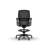 HON Nucleus Task Stool, Adjustable Footring, Black Mesh, Darkness Fabric, Black Frame-125026845-125026846
