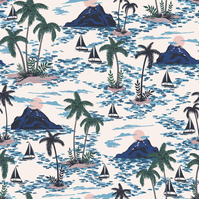 Hawaii Pattern - Wrapped Canvas Print