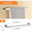 Modern Bathroom Hardware Set With Towel Bar, Rack, Toilet Paper Holder, And Robe Hooks - Wall Mounted Stainless Steel Accessories For Stylish And Functional Bathroom Organization-112547731