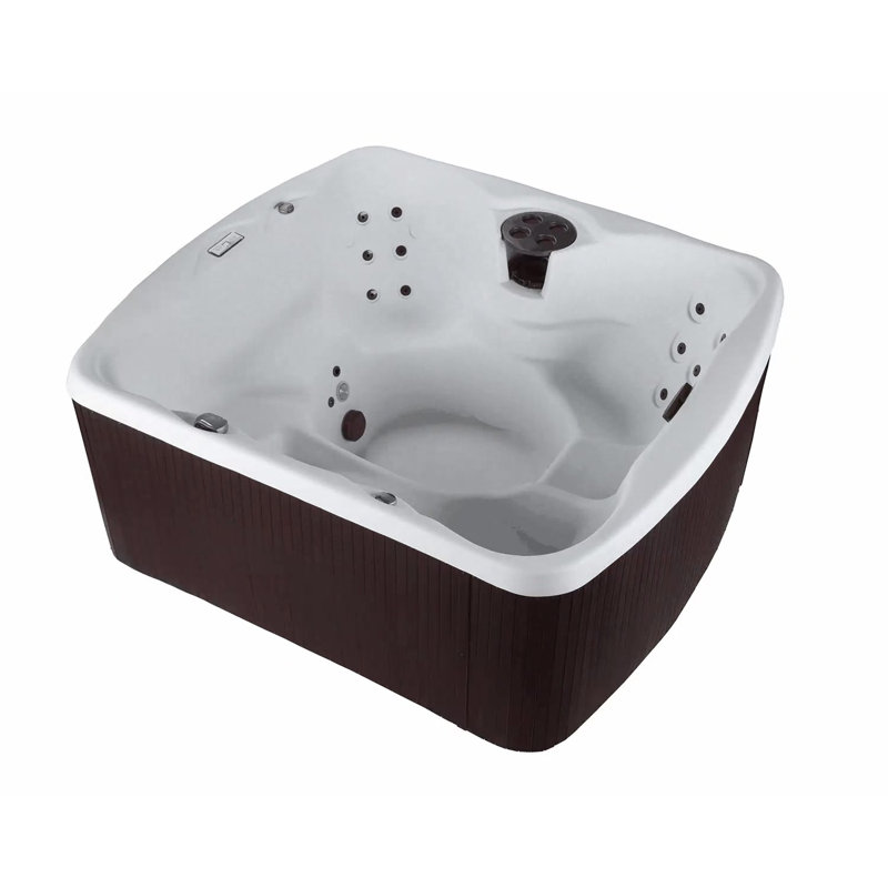 Lifesmart Arctic White 5-Person 23-Jet Spa with LED Light