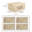 Carreaux de marbre naturels polis 12 po x 24 po pour plancher et mur, 1 boîte et 4 pièces