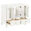 Base de meuble-lavabo avec 4 portes à fermeture douce et 2 tiroirs (sans lavabo)-100849095