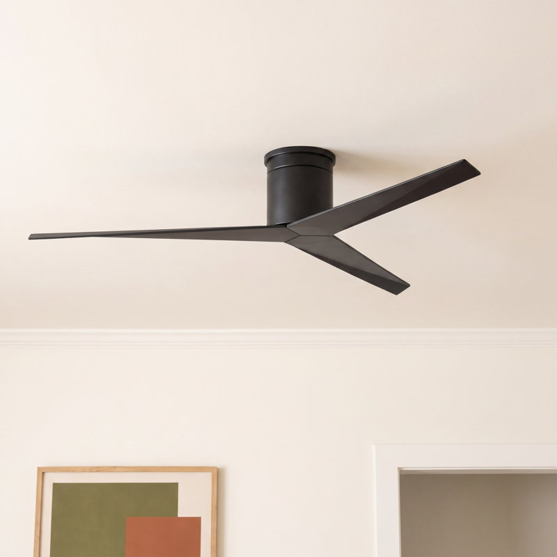 56'' Ceiling Fan, Matte Black, Matte Black