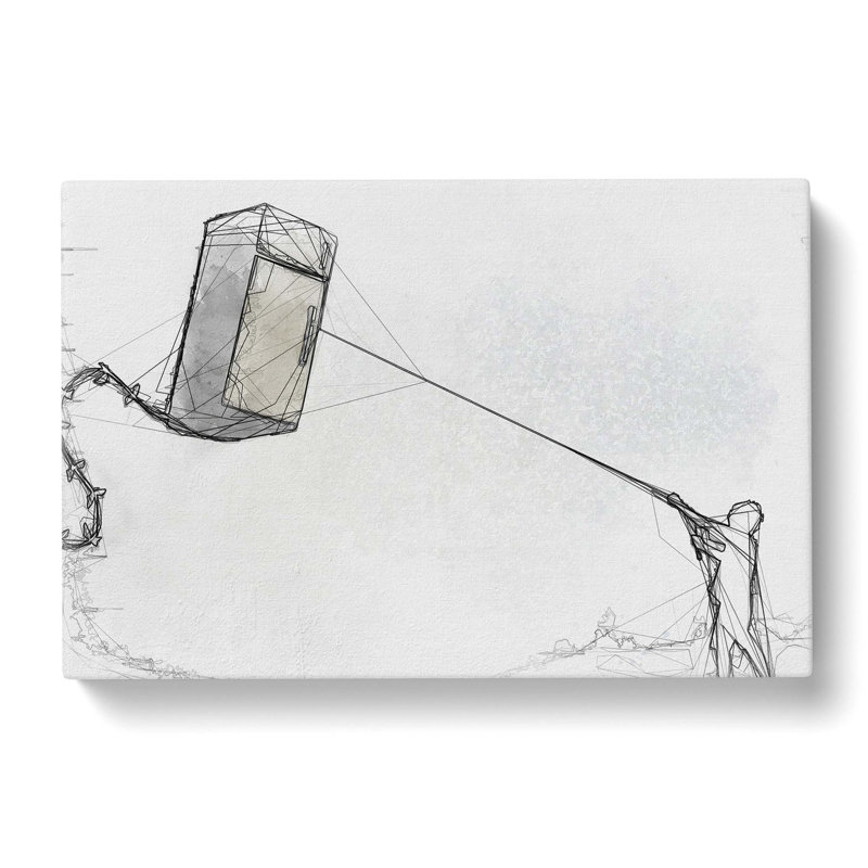 Fridge Kite by Banksy - Wrapped Canvas, 40cm H x 60cm W x 3cm D