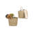 Handwoven Seagrass Wall Mount Baskets with Handles