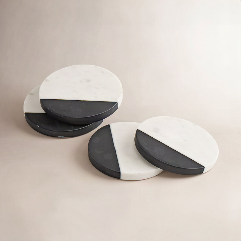 Crum Marble Coaster Set
