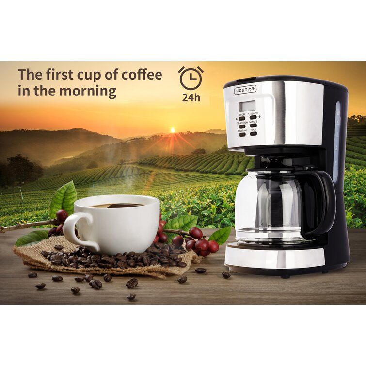  Kognita 12 Cup Coffee Maker, Programmable Small Coffee