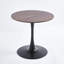 Table de salle à manger 31,5 "couleur noyer avec plateau tulipe et table de salle à manger Mid-Century-526882392-526882399