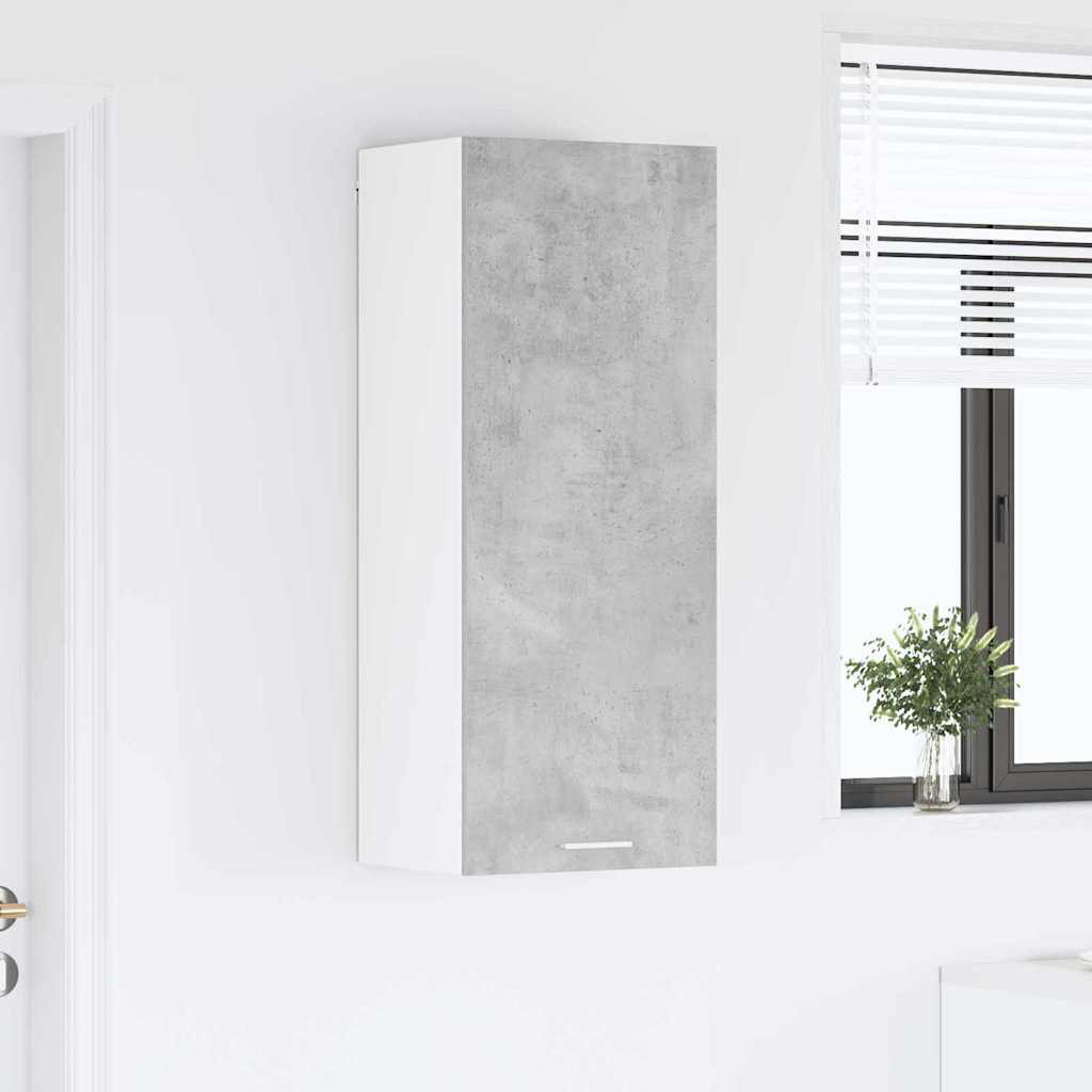 Vidaxl Hanging Cabinet Riga White 40 X 31 X 100 Cm Engineered Wood