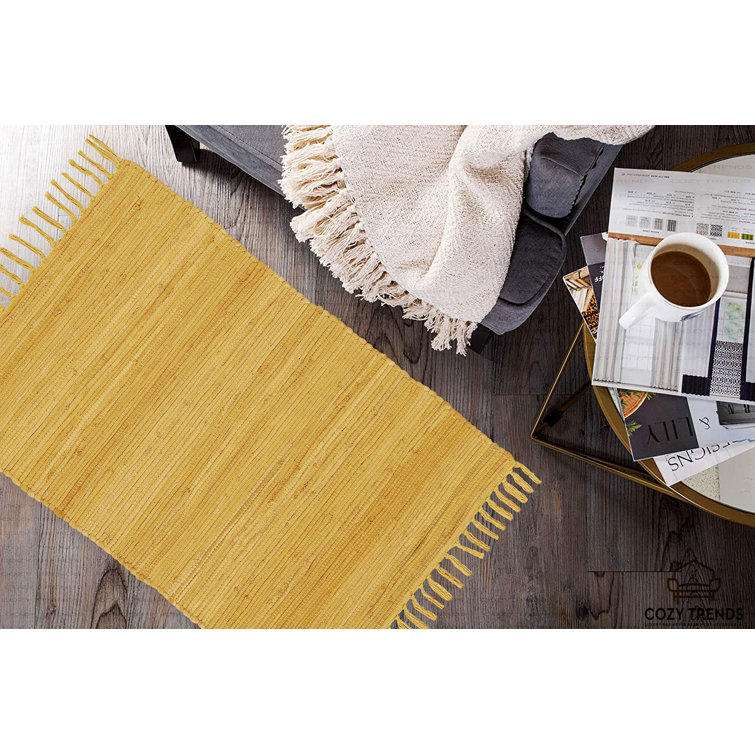 Cotton Chindi Round Rugs, Reversible Hand Braided Kitchen Floor Area Rug  Carpet, 3 Feet Round Chindi Door Mats -  Norway