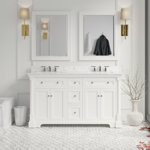 Fossen 60'' Double Bathroom Vanity with Top