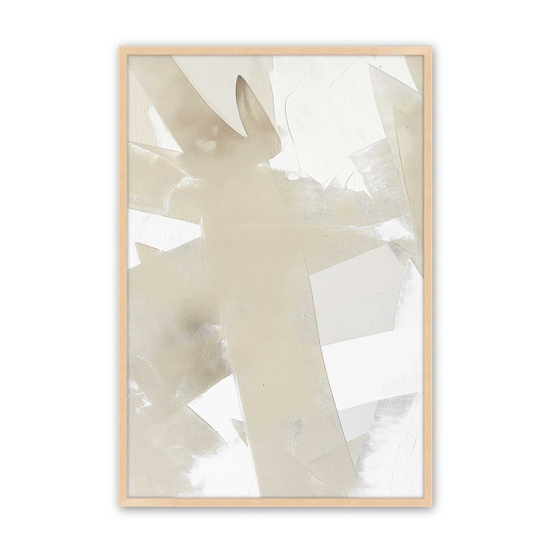 Impression Soft Momentum II, Reproduction encadrée sans passe-partout, Érable brut, H 37 po x l 25 po x P 1,25 po