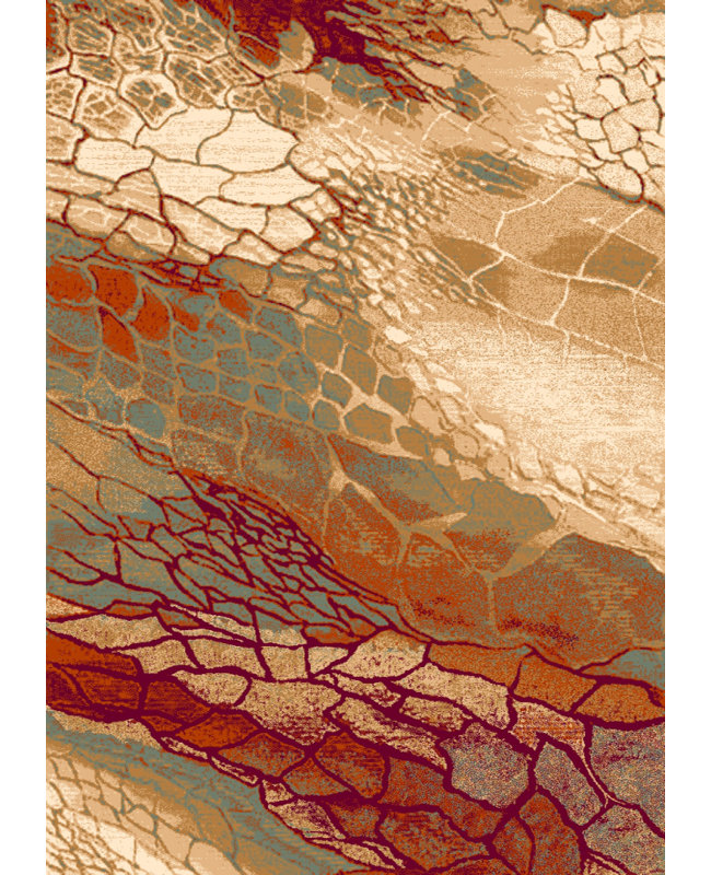 Animal Print Wool 120cm X 180cm Area Rug