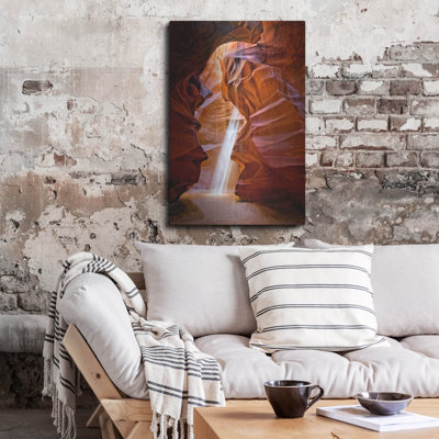  «Antelope Canyon Arizona 3» par David Drost, art mural en métal, 24 po x 36 po