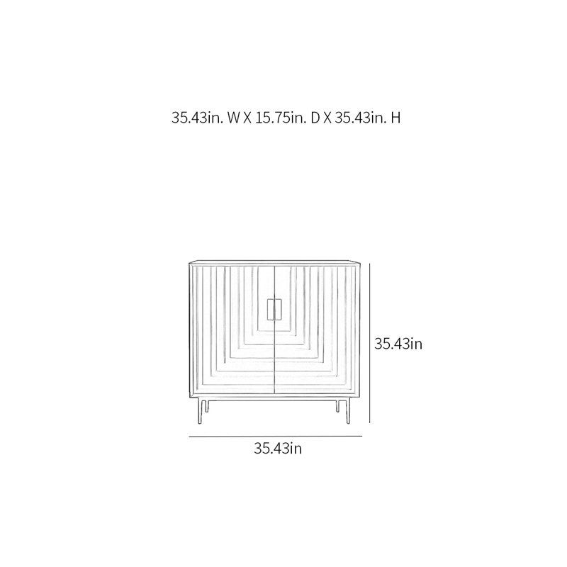 Minimalist Light Luxury Sideboard Cabinet