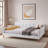 Modern Upholstered Daybed With 4 Support Legs And Button Tufted Design-902077446-902077451