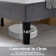 Kempst Upholstered Platform Bed Frame/Mattress Foundation with Height Adjustable Headboard