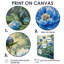 Albertine - Art mural sur toile à motif floral-389586384-389586385-389586409
