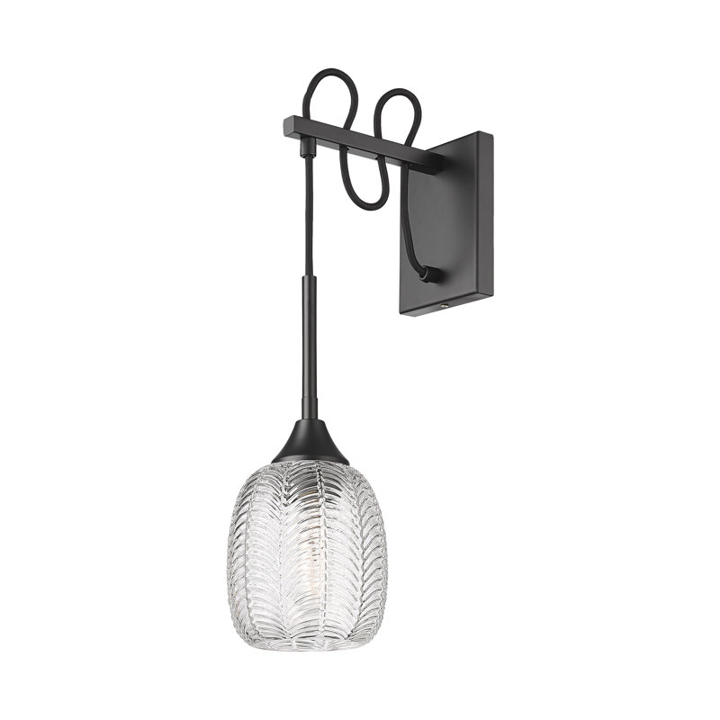 Azam - 1 Light 5.5" Sconce, Matte Black