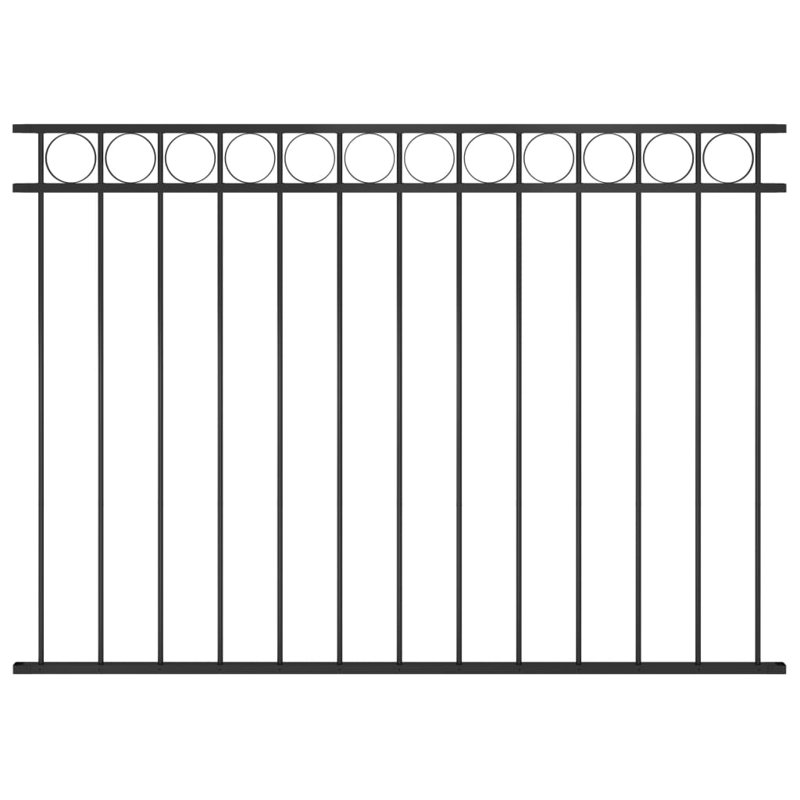Panneau de clôture Parthena, H 3,9 pi x l 5,6 pi