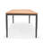 Maui Aluminum and FSC Teak Outdoor Patio Dining Table