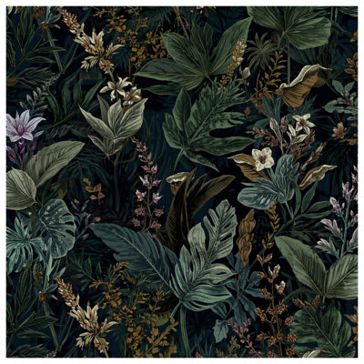 Coussins décoratifs à motif de feuillage tropical