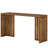 62.99" Rustic Brown Narrow Counter Height Pub Table