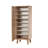 24 Pairs Solid Wood Legs And Handles Shoe Storage Cabinet