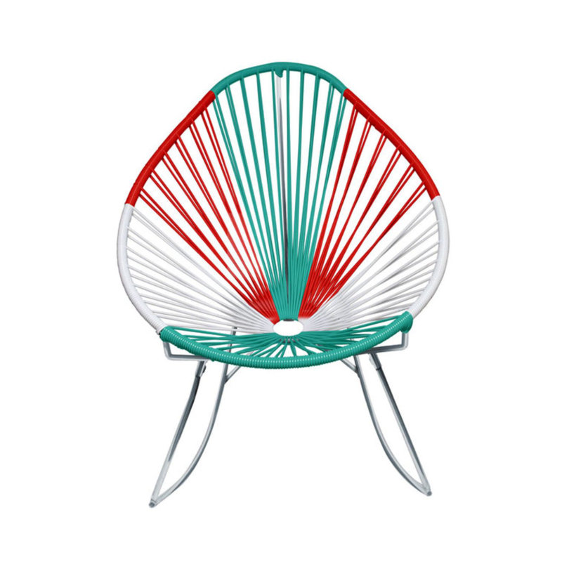 Chaise berçante Innit Designs Acapulco, Mexique, Chrome