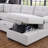 Sectional w/ pull out bed-1710299663