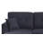 Sectional Sofa Bed, Dark Blue