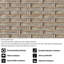 Rattan Look Patio Lounge Set - Uv-Coated Poly Rattan, Powder-Coated Steel, Washable Cushions-197611291