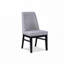Ensemble de chaises de salle à manger rembourrées en tissu avec dossier haut rembourré, pieds en bois-517317329