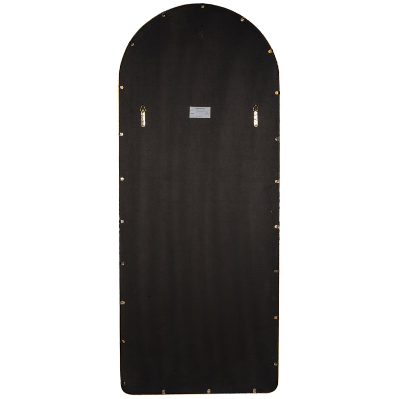 Colca Floor Mirror, Matte Black
