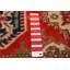 Tapis de couloir rouge nouvel âge en laine 2 pi 7 po x 9 pi 11 po Zaryia