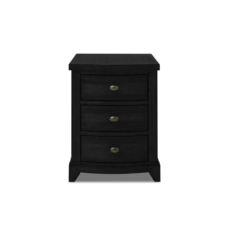 Table de bout avec rangement Mya, Noir