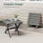 All Weather Adirondack Outdoor HDPE Foldable Side Table-284362846