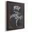 Toile encadrée de qualité supérieure Slate Floral II - prête à être accrochée-2009076579