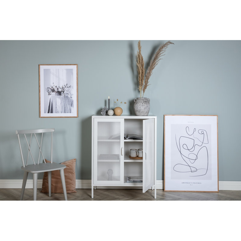 Dirit 2 -Door 2 -Shelf, White