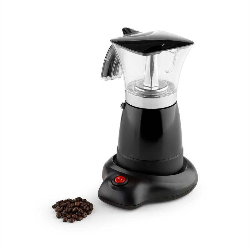 OneConcept Stovetop Espresso Maker, Black