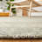 Karaline Hand Woven Jute And Cotton With Latex Geometric Rug-659125538