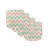 Beige/ Green/ Pink/Chevron 5