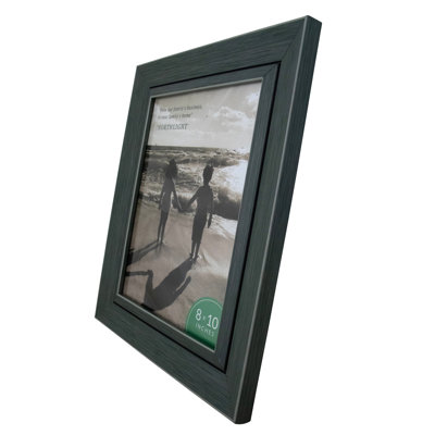 Cadre photo classique rectangulaire - gris et noir