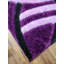 Plume à poils longs mauve et noir-628683861