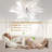 30'' 7 - Blade Dimmable LED Ceiling Fan with Remote Control and APP-488421460