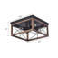 Plafonnier encastré industriel 4 lumières 4 lumières