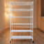 Étagère de rangement 84 fils x 84 po x L 48 po x P 20 po à grande capacité réglable en métal robuste blanc doux-129173028-129173030