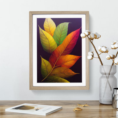 Leaves In Colour No.5 - Wall Art