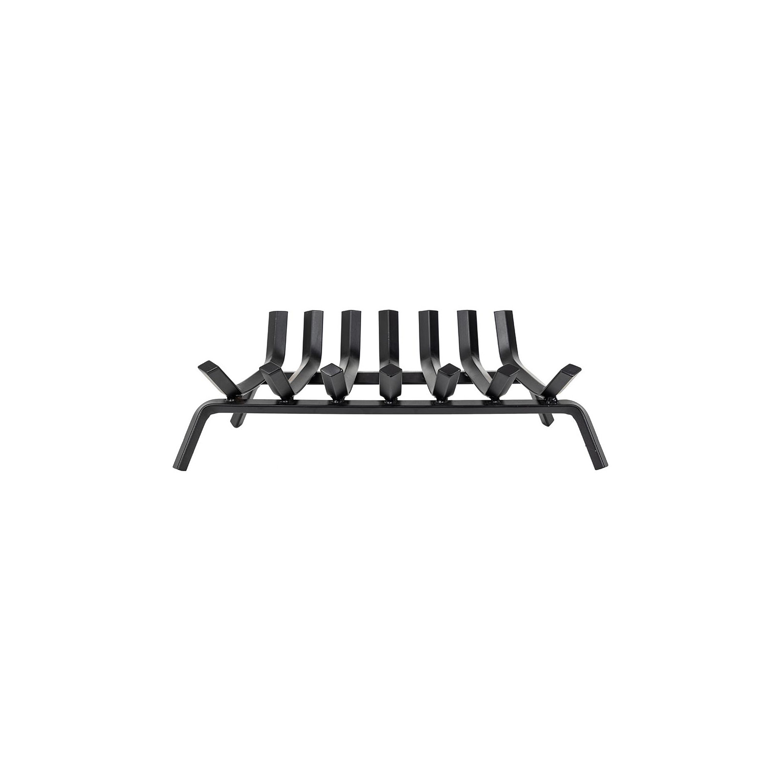 Country Living Steel Fireplace Log Grate, 7.50" H x 22.25" W x 11.25" D